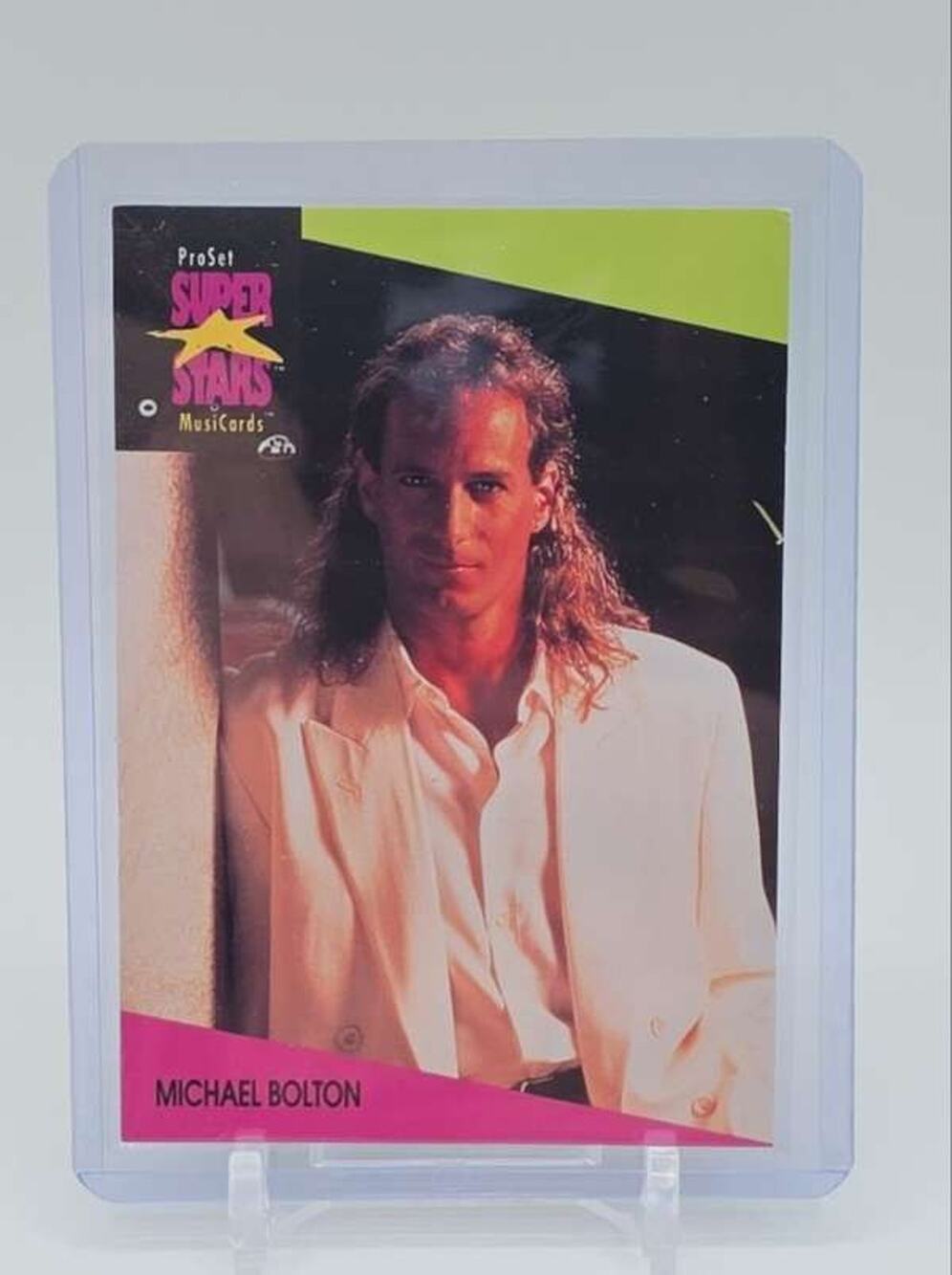 1991 Pro Set SuperStars MusiCards #34 Michael Bolton Card